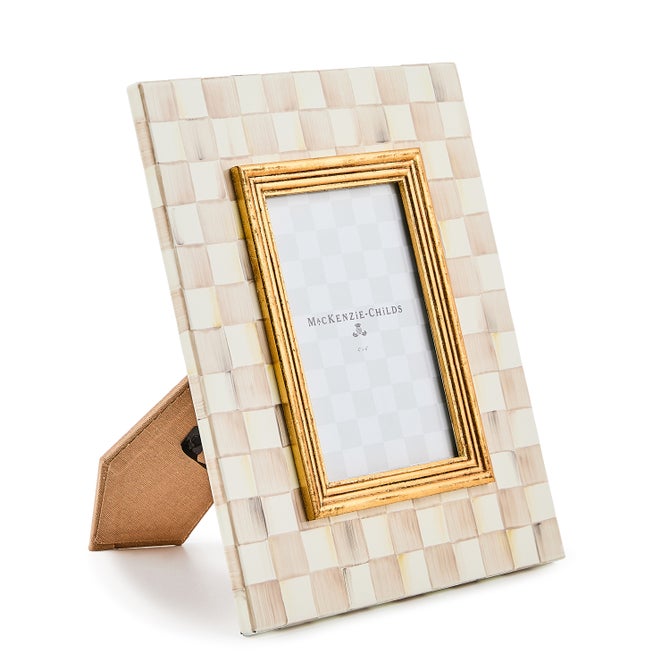 Mocha Check 4" x 6" Frame