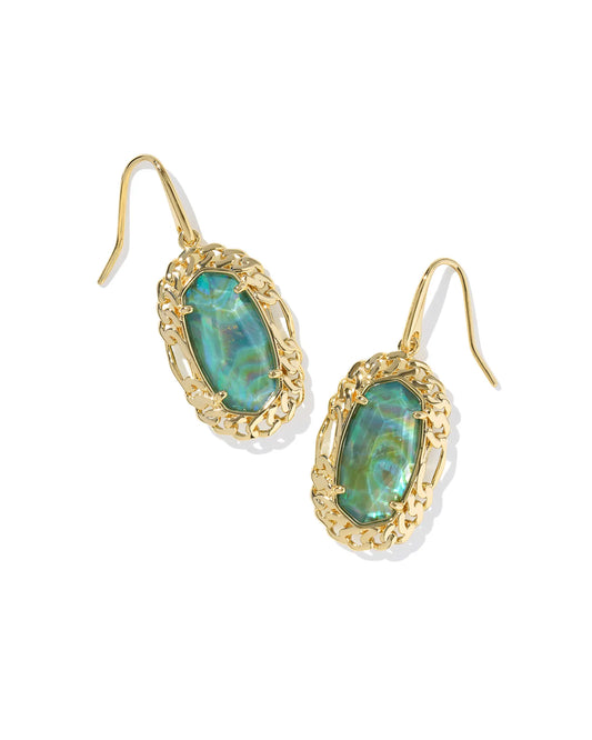 KENDRA SCOTT Dani Gold Figaro Frame Drop Earrings