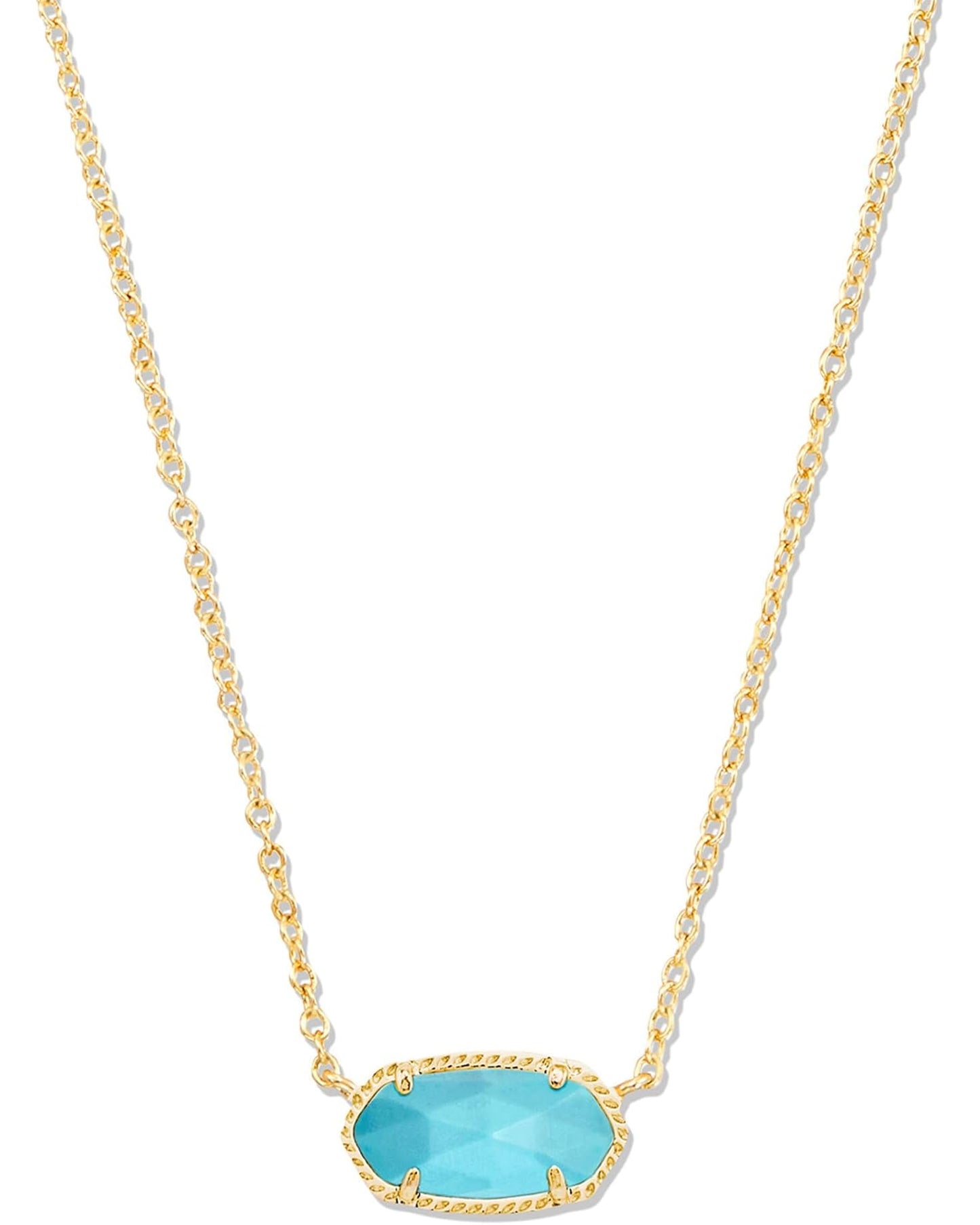 KENDRA SCOTT Elisa Turquoise Gold Necklace