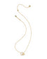 KENDRA SCOTT Football Helmet Gold Short Pendant Necklace