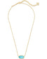 KENDRA SCOTT Elisa Turquoise Gold Necklace