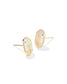 KENDRA SCOTT Grayson Gold Stone Stud Earrings