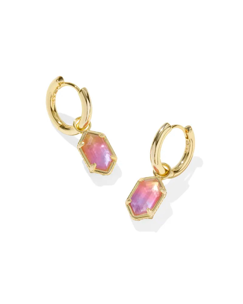 KENDRA SCOTT Hallie Gold Huggie Earrings