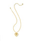 KENDRA SCOTT Mallory Rose Gold Locket Short Pendant Necklace