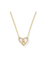 KENDRA SCOTT Heart Letter R Short Pendant Necklace
