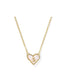 KENDRA SCOTT Heart Letter S Short Pendant Necklace