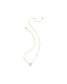 KENDRA SCOTT Heart Letter A Short Pendant Necklace