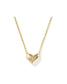 KENDRA SCOTT Heart Letter M Short Pendant Necklace