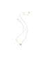 KENDRA SCOTT Heart Letter M Short Pendant Necklace