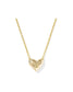 KENDRA SCOTT Heart Letter R Short Pendant Necklace