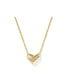 KENDRA SCOTT Heart Letter S Short Pendant Necklace