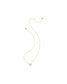 KENDRA SCOTT Heart Letter S Short Pendant Necklace