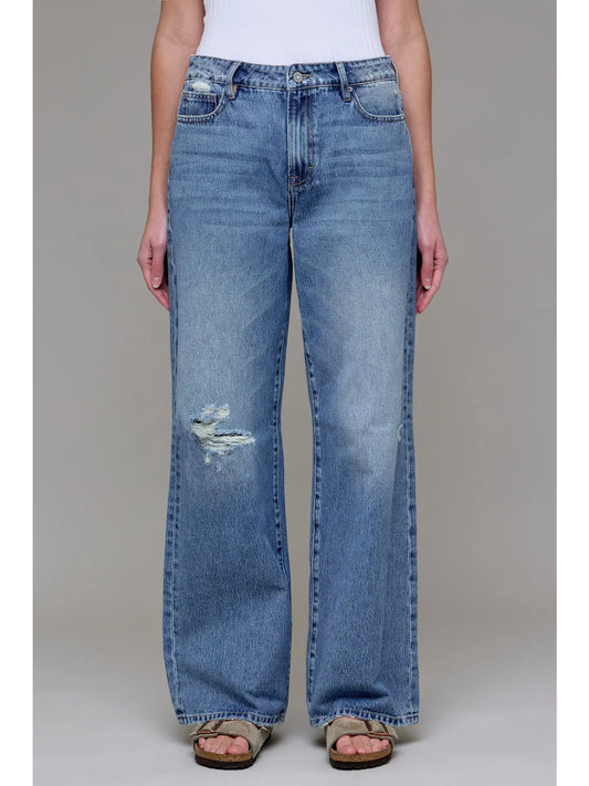 Hidden Jeans Medium Wash Classic Relaxed Dad Jean