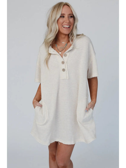 THREE BIRD NEST Jodi Tunic Dress - Oatmeal