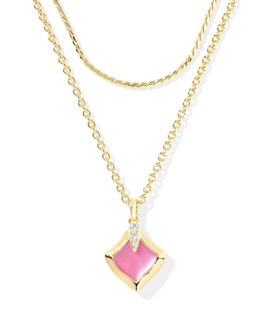 KENDRA SCOTT Joelle Gold Multi Strand Necklace