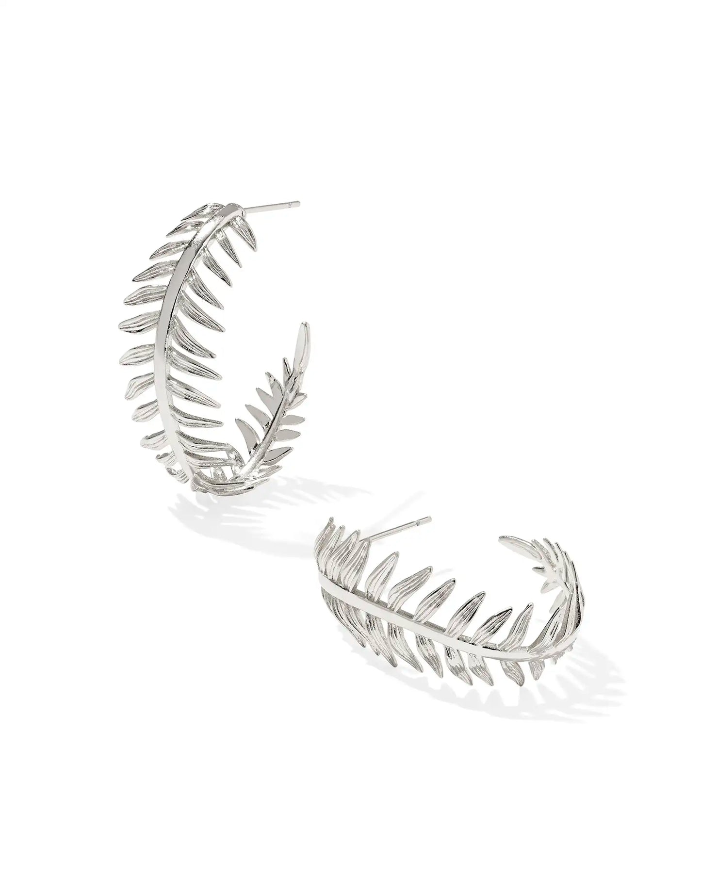 KENDRA SCOTT Kayla Silver Hoop Earrings