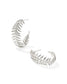 KENDRA SCOTT Kayla Silver Hoop Earrings
