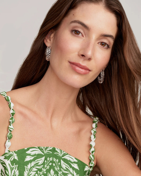 KENDRA SCOTT Kayla Silver Hoop Earrings