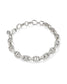 KENDRA SCOTT Bailey Silver Pave Chain Bracelet in White Crystal