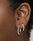 Kendra Scott Beaded Hoop Earrings in Sterling Silver