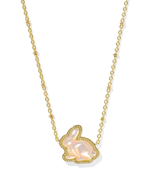 KENDRA SCOTT Bunny Gold Short Pendant Necklace