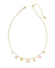 Cheer Gold Charm Necklace