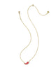 Chili Pepper Gold Short Pendant Necklace