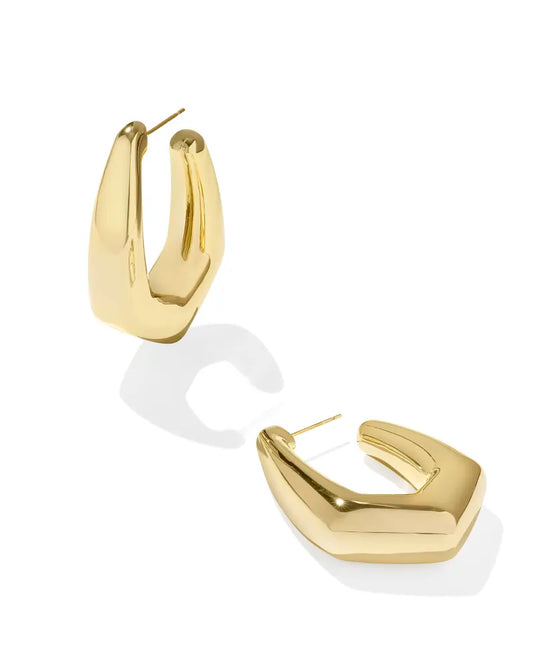 KENDRA SCOTT Kaia Gold Hoop Earrings