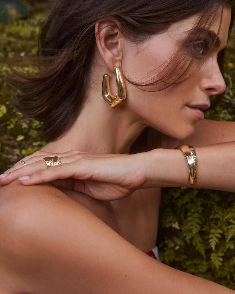 KENDRA SCOTT Kaia Gold Hoop Earrings
