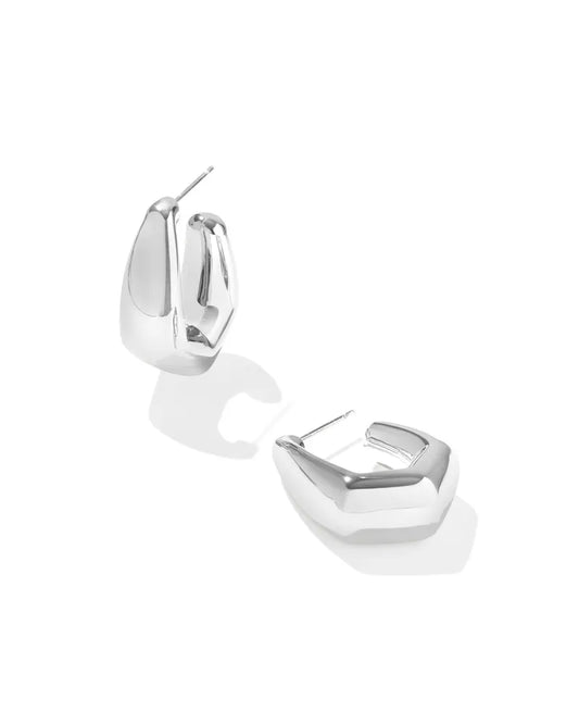 KENDRA SCOTT Kaia Silver Small Hoop Earrings