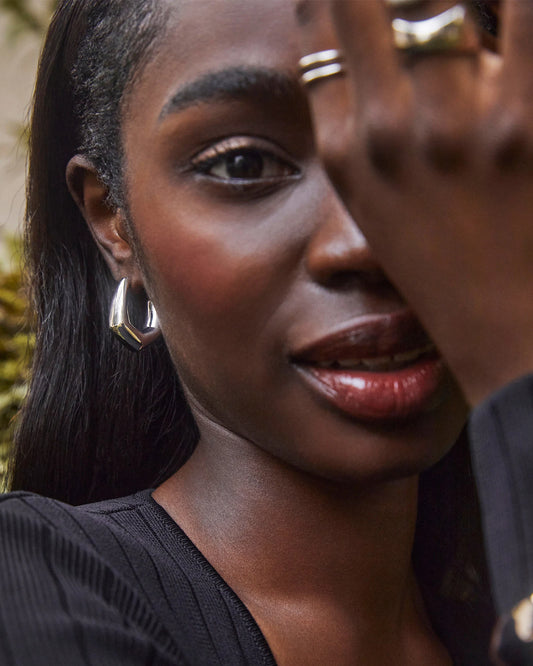 KENDRA SCOTT Kaia Silver Small Hoop Earrings