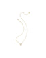KENDRA SCOTT Heart Letter J Short Pendant Necklace