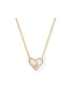 KENDRA SCOTT Heart Letter J Short Pendant Necklace