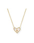 KENDRA SCOTT Heart Letter K Short Pendant Necklace