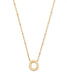 KENDRA SCOTT Letter O Pendant Necklace in Gold