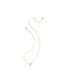 KENDRA SCOTT Heart Letter C Short Pendant Necklace