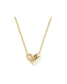 KENDRA SCOTT Heart Letter E Short Pendant Necklace
