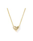 KENDRA SCOTT Heart Letter K Short Pendant Necklace