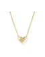 KENDRA SCOTT Heart Letter N Short Pendant Necklace