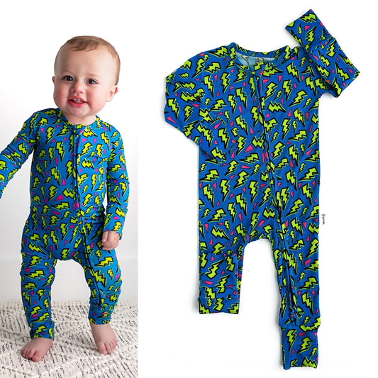 Gigi and Max Bamboo Baby Pajama Sleepies Little Baby Zip Zach