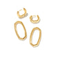 Kendra Scott Danielle Convertible Link Earrings in White Crystal