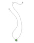 KENDRA SCOTT Clover Silver Short Pendant Necklace