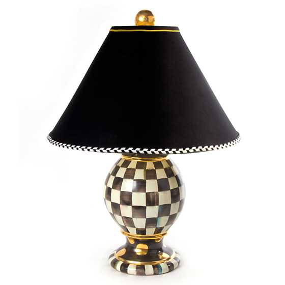 MacKenzie-Childs Courtly Check Ceramic Globe Lamp