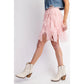 Cascading Tulle Mesh Layered Mini Skirt
