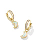 Moon Gold Convertible Huggie Earrings
