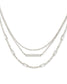 KENDRA SCOTT Addison Triple Strand Necklace in Silver