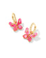 KENDRA SCOTT Bianca Butterfly Gold Huggie Earrings