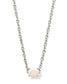 KENDRA SCOTT Cailin Silver Pendant Necklace in Champagne Opal Crystal