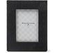 MACKENZIE-CHILDS Black Faux-Leather 5" X 7"