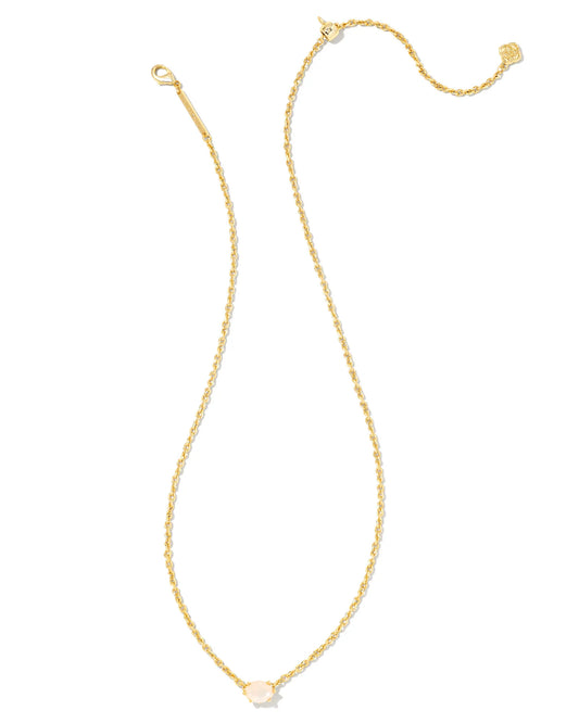 KENDRA SCOTT Cailin Gold Pendant Necklace in Champagne Opal Crystal